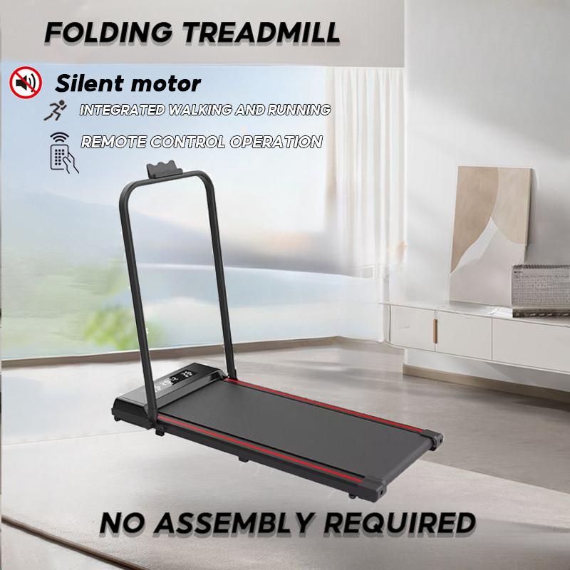Home Use Indoor Gym Weight Loss Exercise Walking Machine Small Foldable Silent LED Display Electric Treadmill