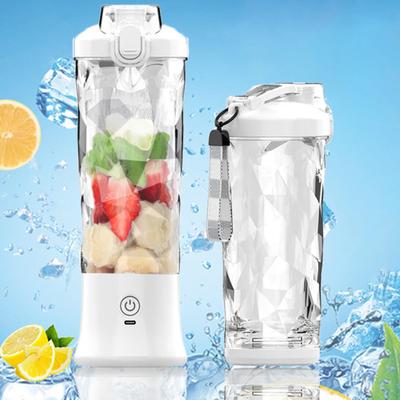 1 Set 600ML Waterproof Juicer Cup 6 Blades Convenient Rhombus Body Electric Juicer