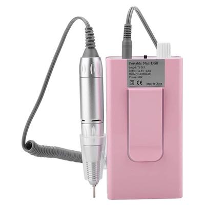 Tragbare wiederaufladbare elektrische Nagelbohrmaschine, 30.000 U/min, schnurlose Maniküre-/Pediküremaschine