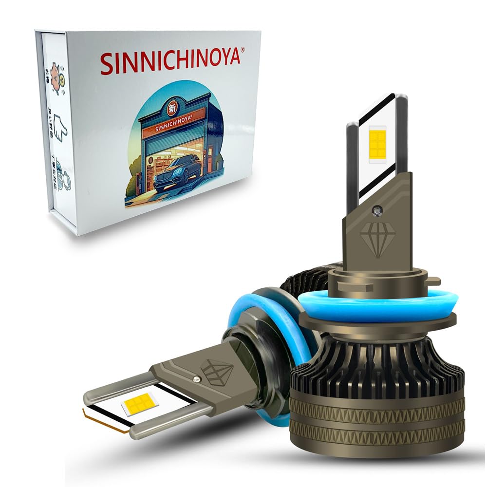 

55W x 2 H8/H9/H11 6,500K White LED Headlight, Fog Lamp, Instant Activation, 18,000 LM H8/H9/H11