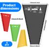 4Pcs Magnetic Wrench Storage Organizers Wrenches Magnetic Holder Wall Mounted Toolbox Holder Stand for Up To 64 Wrenches