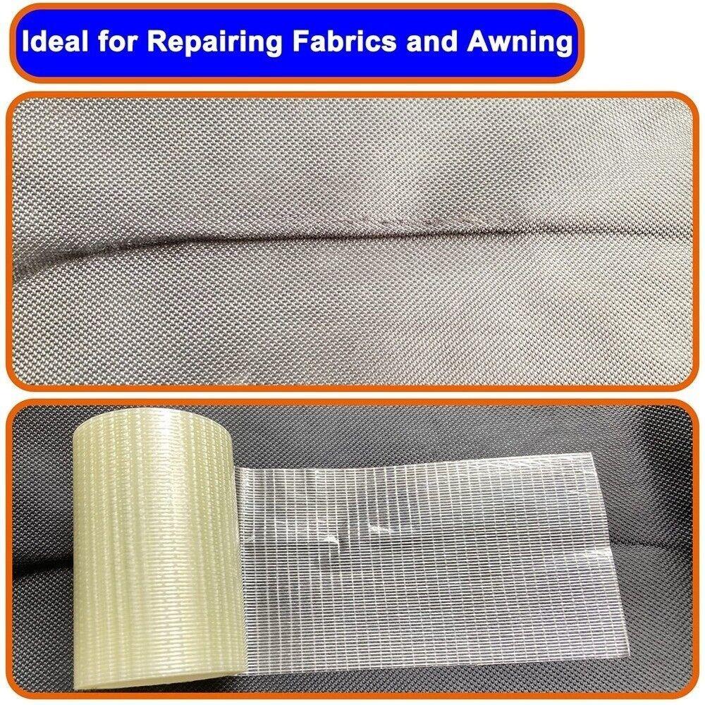 UV Resistant Repair Patch Kit Transparent Patch Tape  For Kayak RV Awning Inflatable Boats