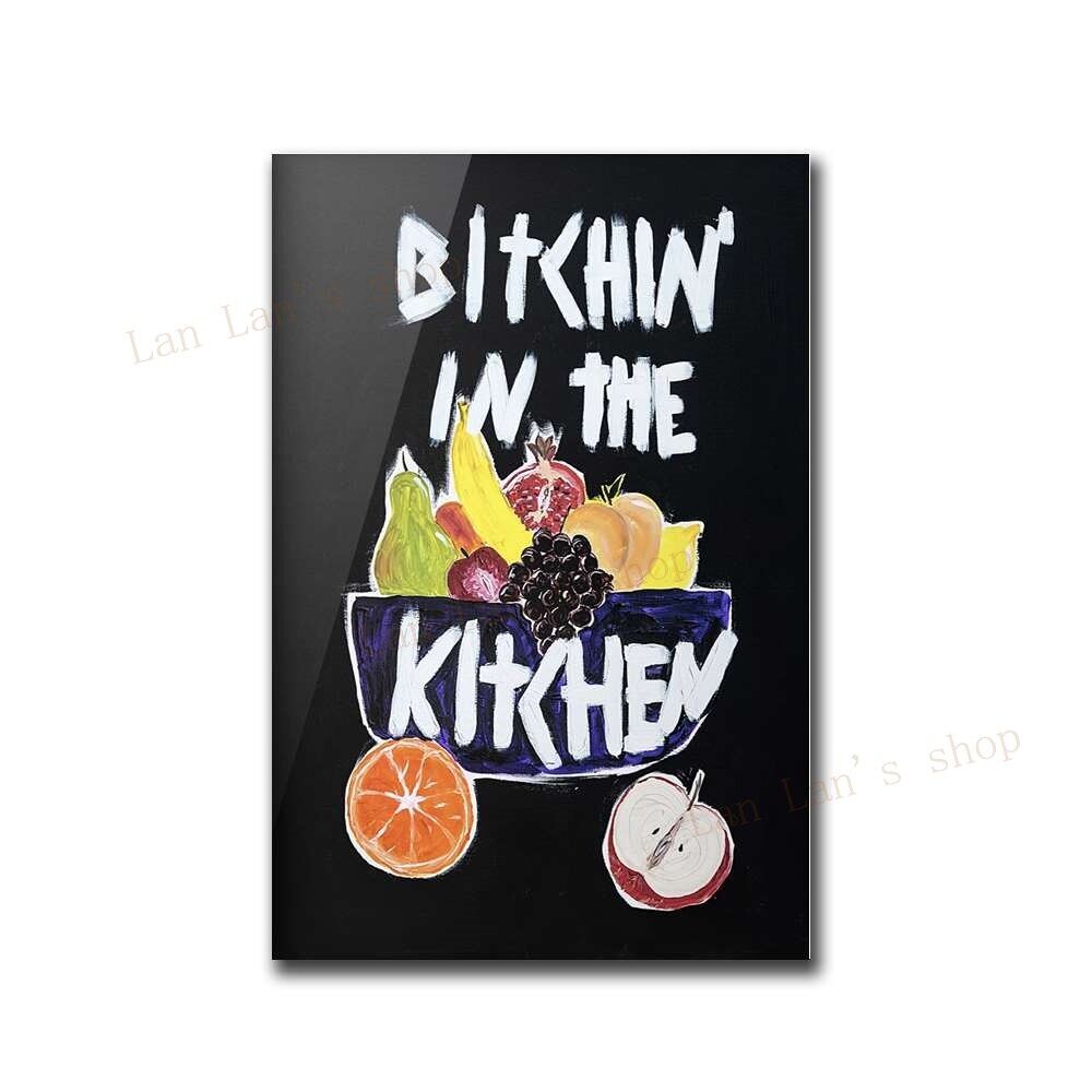 Poster Divertente con Citazioni sulla Frutta Un Po' Affamato Mangiami Povero Te Citazioni Sexy Pitture su Tela e Stampe per Soggiorno Decorazione Casa