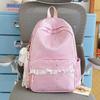Zaino da scuola per ragazza con pizzo zaino da donna nuovo primavera ed estate zaino scolastico per studenti grande capacità campus carino zaino di alto valore