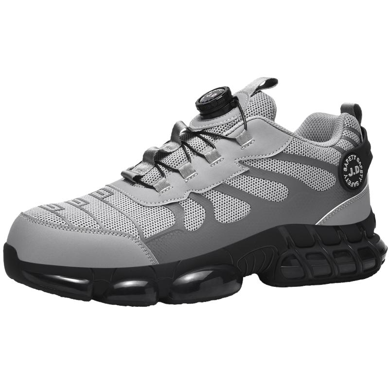 Steel toeMen's Safety Shoes, Anti-crush, Anti-puncture, Breathable and Fashionable Outdoor Work Boots, Men'sand Women's Casual