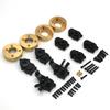 Metal Portal Axle Gear Housing Brass Weight For Absima CR1.8 Yucatan CR3.4 SHERPA YK4082 YK4102 1/8 1/10 RC Car Upgrade Parts