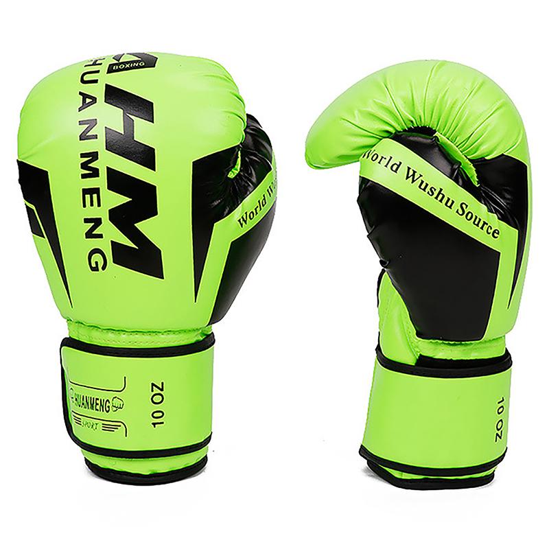 1 Pair Boxing Gloves Adults Women Men Boxing Sanda Gloves Unisex Boxing Training Exercise Leather Gloves Sports Protection Mitts