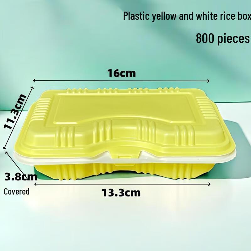 Yigang Disposable Takeaway Lunch Boxes with Lid 800 pieces