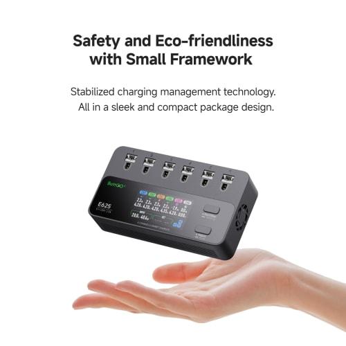 ISDT E625 Lipo Charger 6-Channel Lipo Battery Discharger