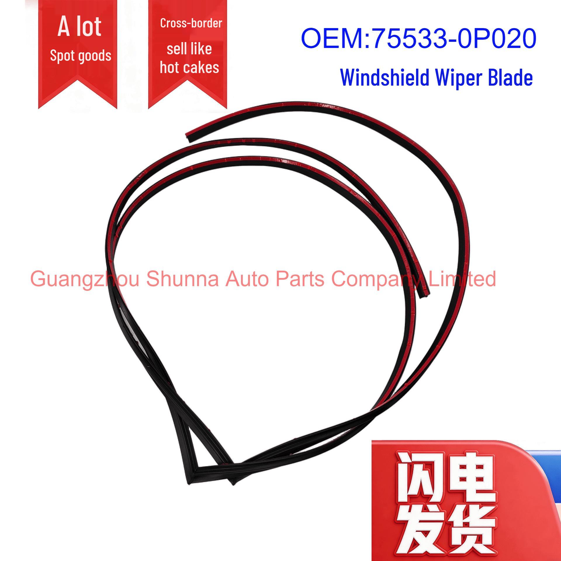 Toyota 10 RuiZ REIZ GRX13# Front Windshield Sealing Strip 75533-0P020. Car Sealing Strip