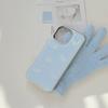 Gilt ins blue bow 16pro max phone case iphone15 resin 17 suitable for Huawei P70pro hard case