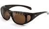 Ax Fit Over Sunglasses Sunglasses Over Glasses BR/Crystal Brown SG-602P
