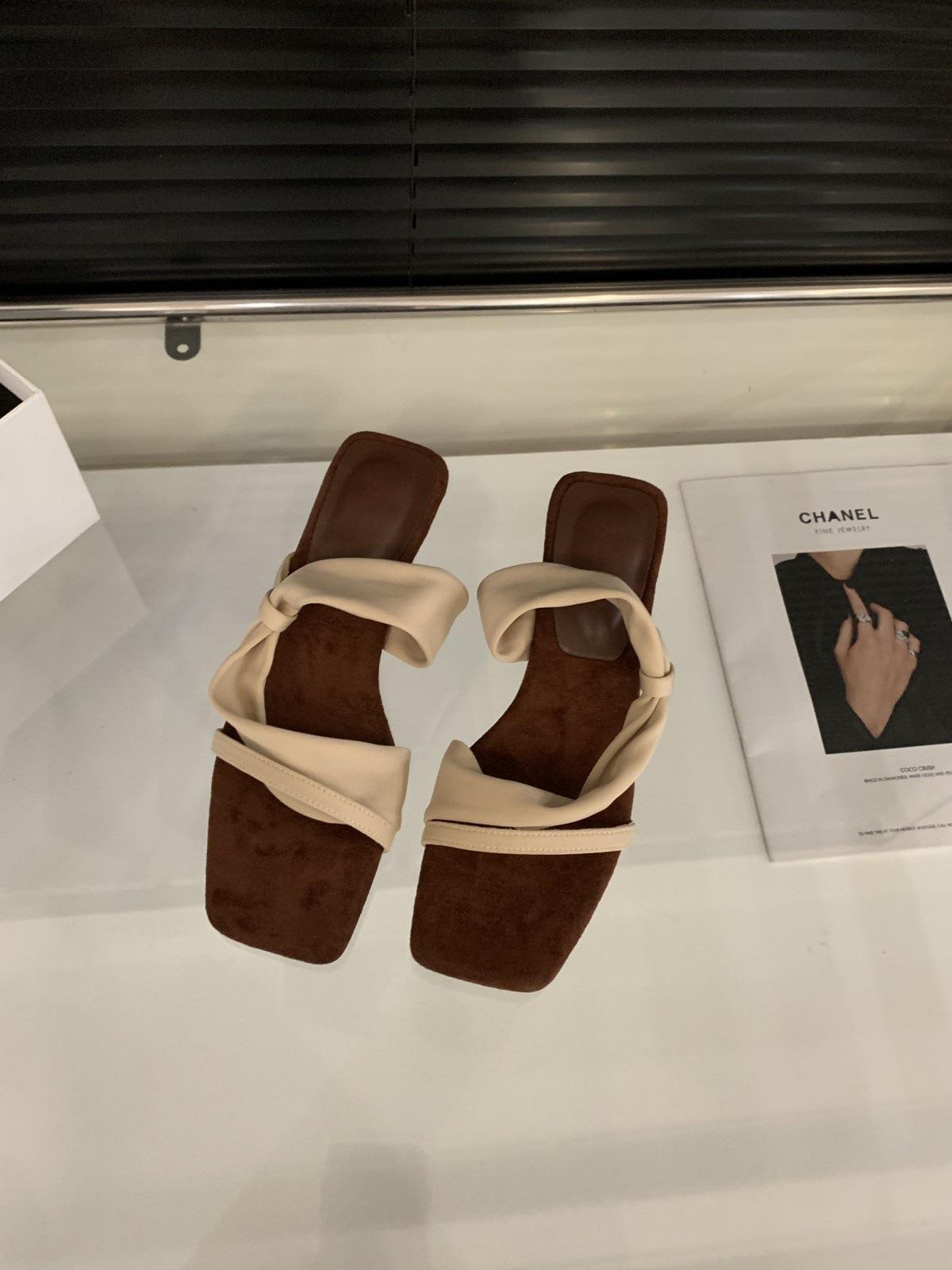 

Красные крутые шлепанцы на танкетке, туфли феи, верхняя одежда, темперамент, с юбкой, сандалии 40 абрикосовый