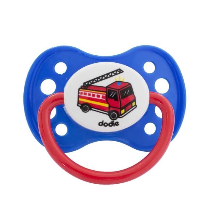 Dodie Sucette Anatomique +6m Tigre et Dinosaure Lot de 2