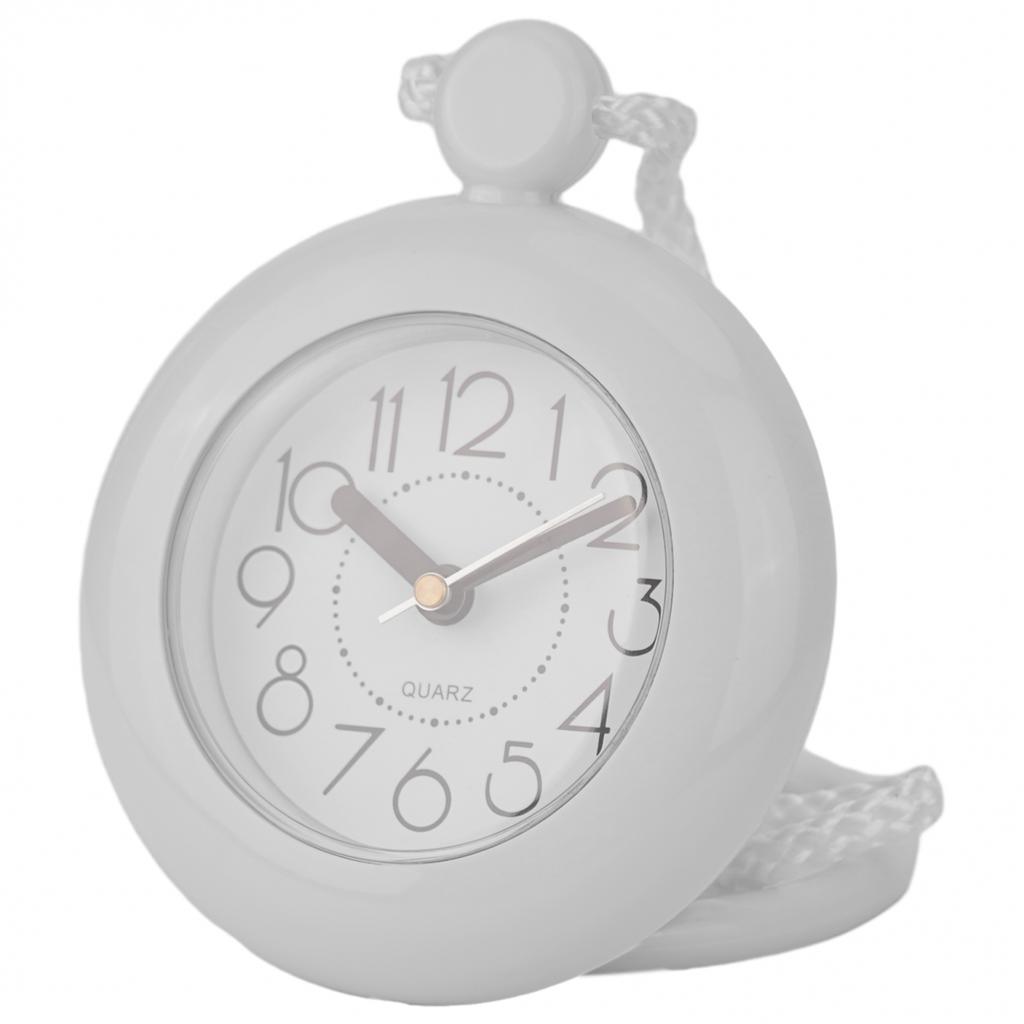 Desktop Alarm Clock Waterproof Bathroom Clock Bedroom Kitchen