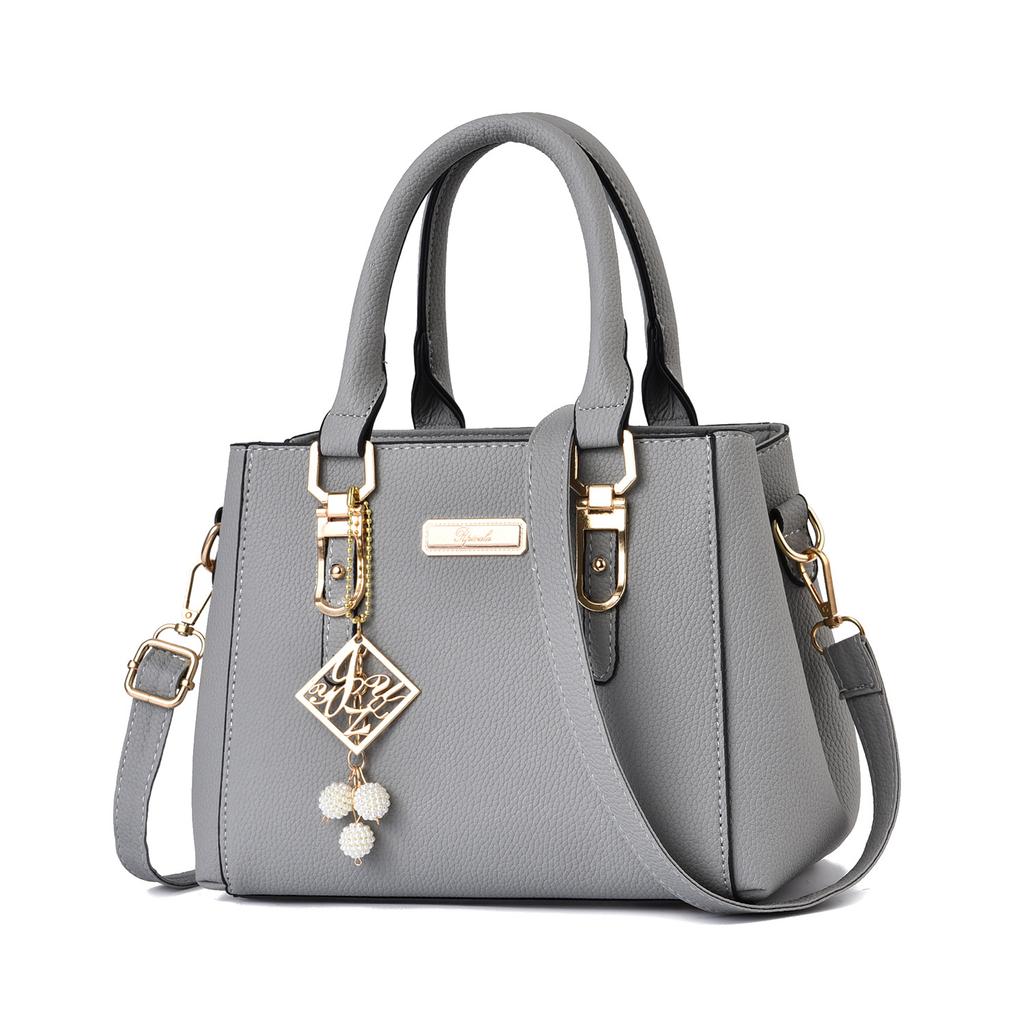 Women Hairball Ornaments Totes Zipper Medium Handbag Hotsale Lady Party Purse