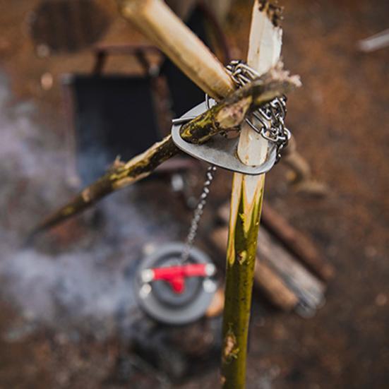 Acheter Support de trépied pliable pour réchaud de camping en plein air