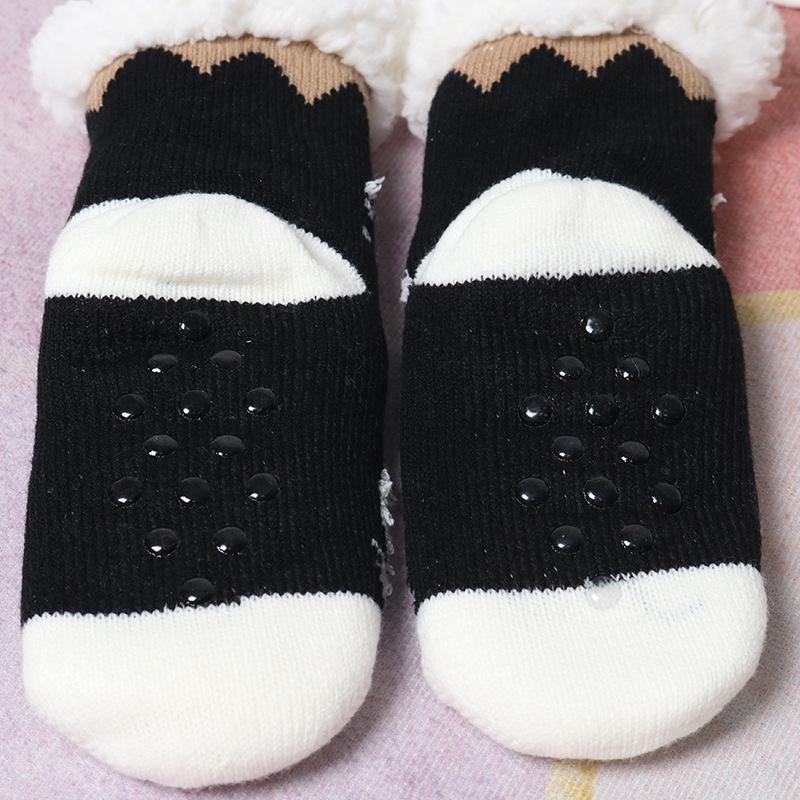 Skarpetki podłogowe dla dzieci Skarpetki do noszenia w domu Kapcie domowe Skarpetki Skarpetki dla niemowląt i małych dzieci Skarpetki bawełniane dla chłopców i dziewczynek