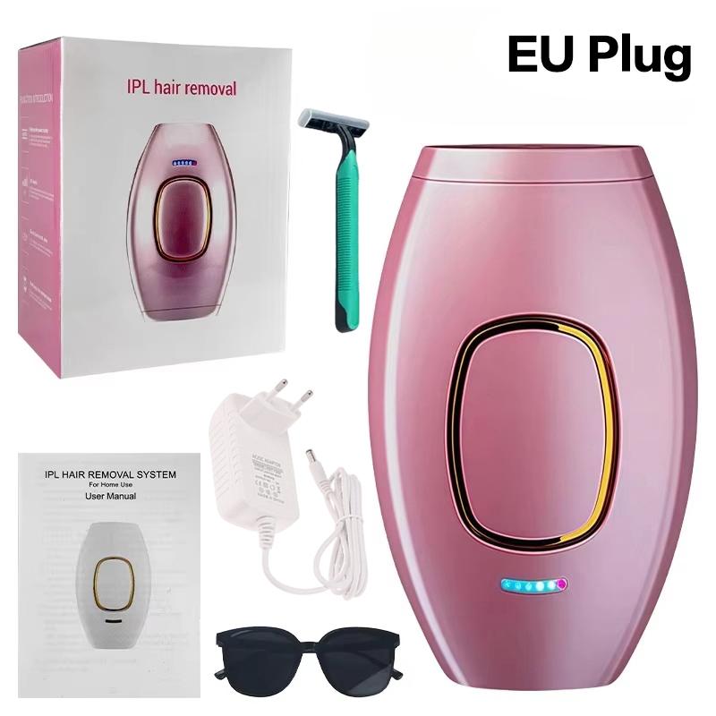 Professional Use IPL Hair Removal System Salon Quality At-Home Smooth Skin Solution розовый