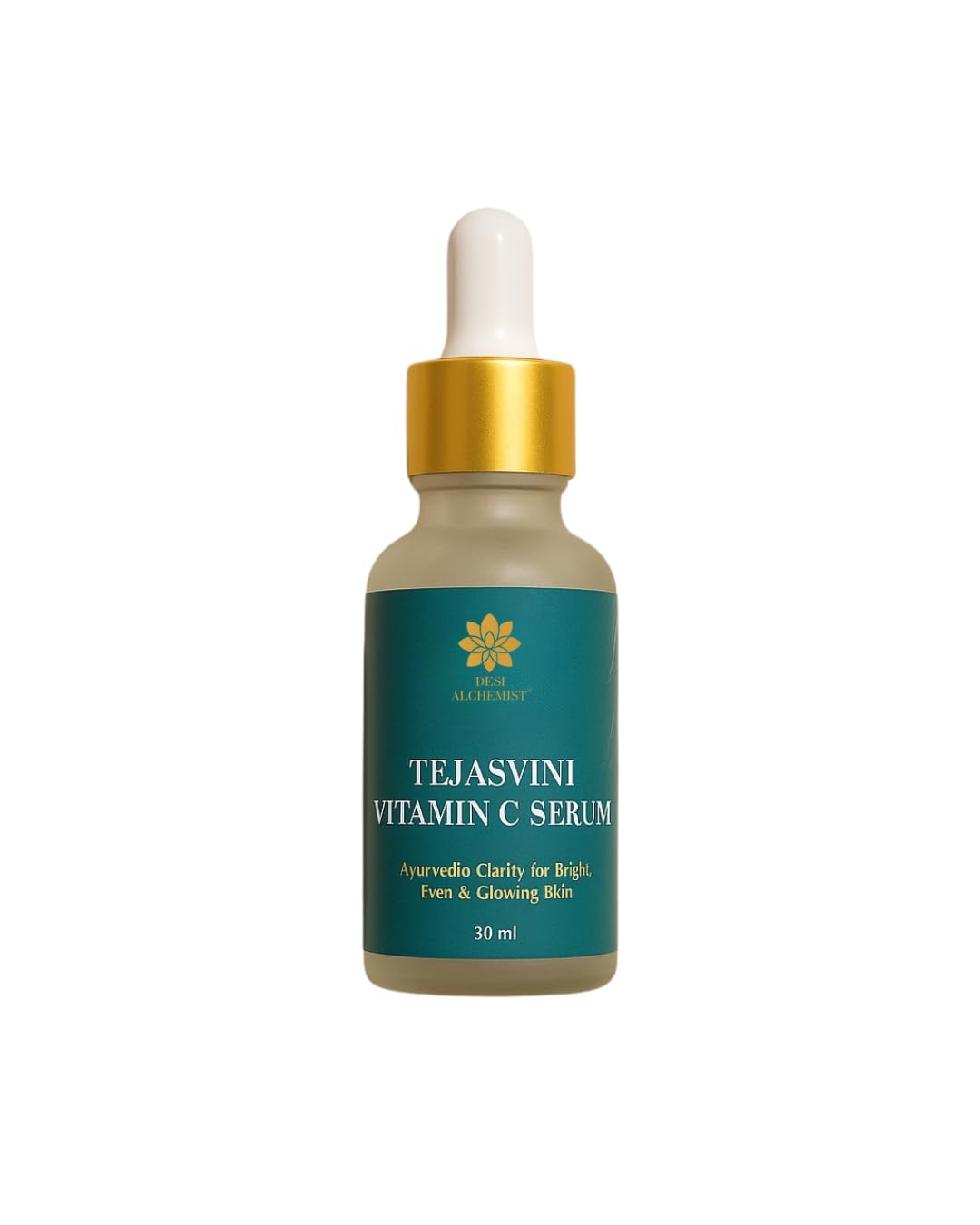 Vitamin C Serum with Aloe Vera, Hyaluronic Acid, Swarna Bhasma, Brightening & Hydrating Formula for Face, Paraben-Free, 30ml