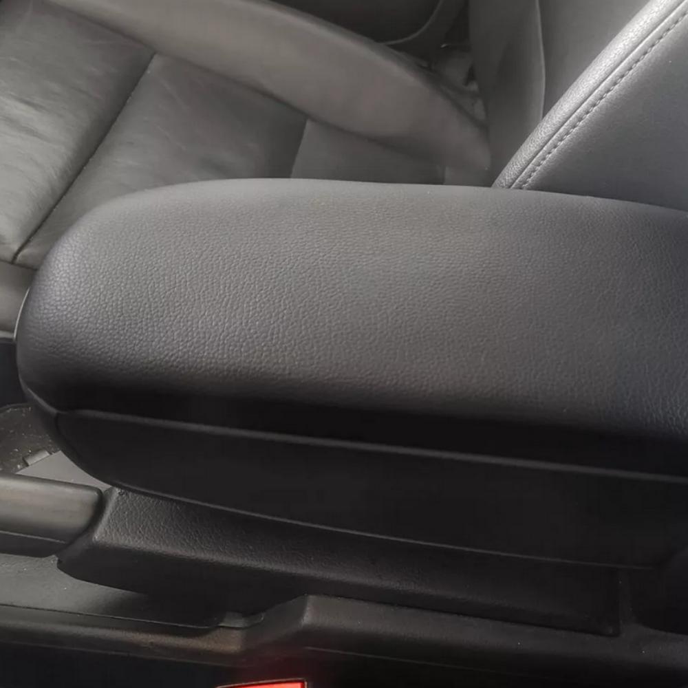 Black Leather Armrest Center Box Console Lid Cover Fora4 S4 A6