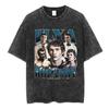 Vintage Washed Heated Rivalry Ilya Rozanov Graphic T Shirts Men Women Clothing Fashion Casual Short Sleeves Cotton Cozy Tshirts