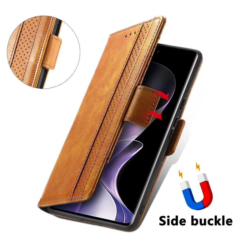For TCL 50 Pro NxtPaper 5G Phone Cases CASENEO PU Leather Cover Stand with RFID Blocking Wallet