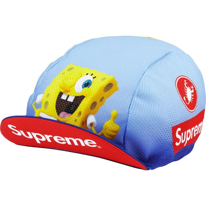 Supreme SpongeBob SquarePants Castelli Cycling Cap Blue One-Size