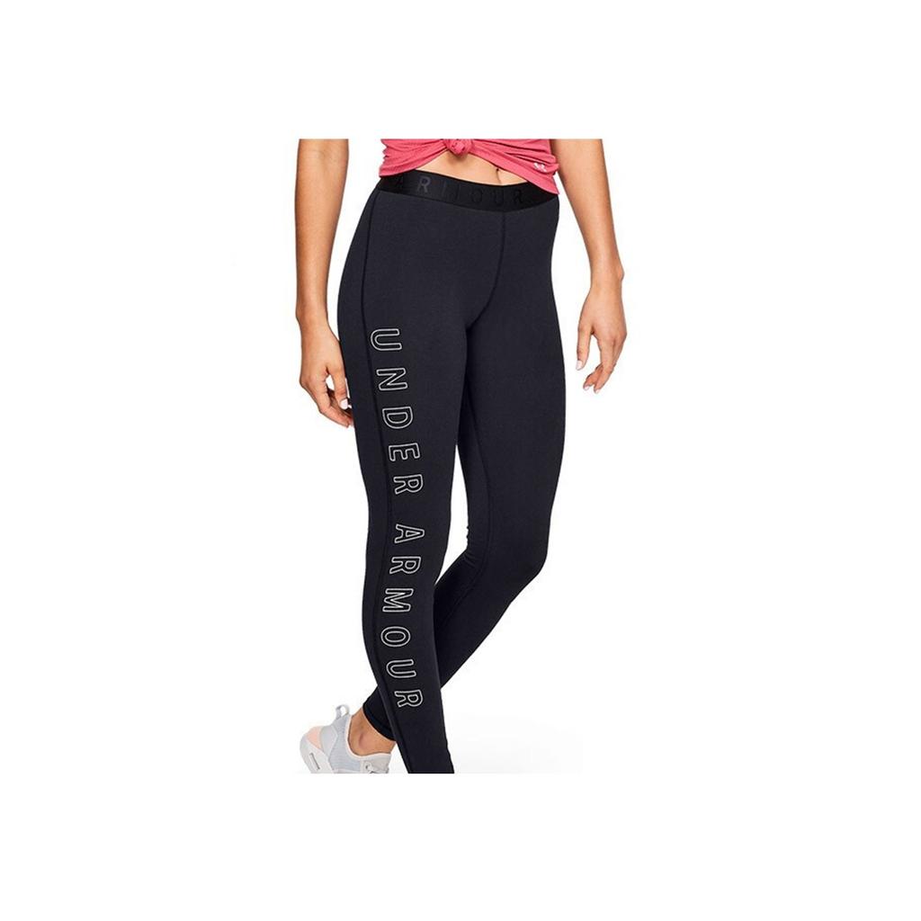 Under Armour UA Favorite Letter Print Training Leggings Women leggings Black 1329318-001