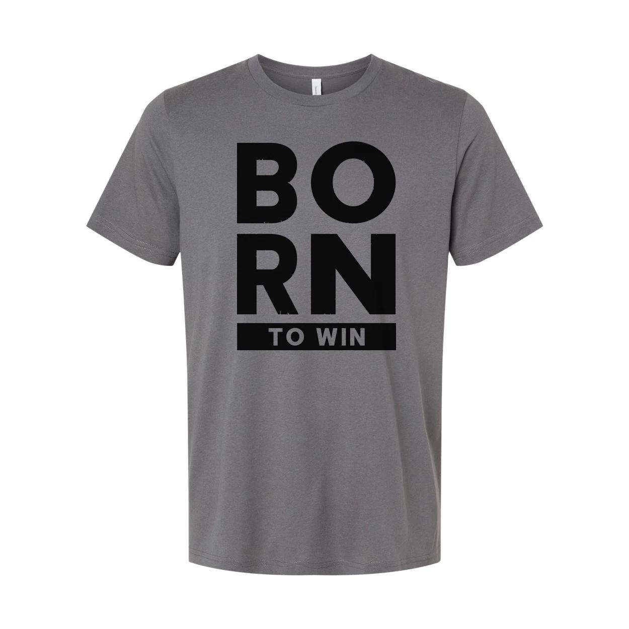 

Born To Win Christian Graphic Tee For Men And Women Unisex Crewneck Shirt Casual S