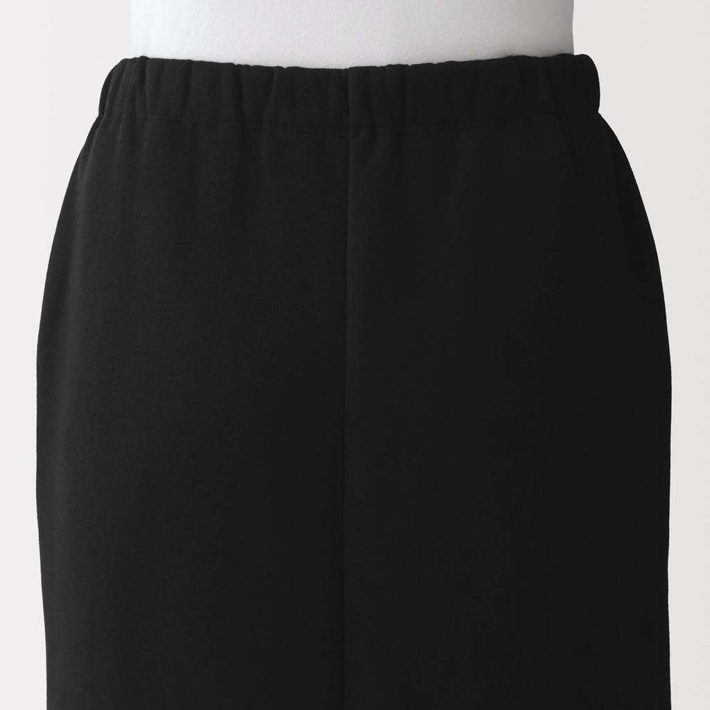 MUJI Women's Sweat I-Line Skirt Gray XL Cotton