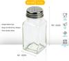 Salt And Pepper Shakers Set Clear Glass, Kitchen Gadgets Cooking Table