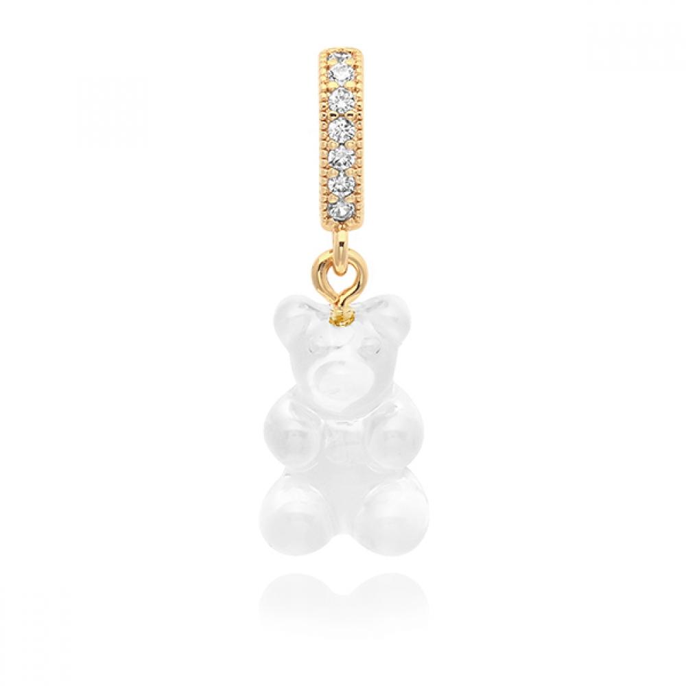 Nostalgia Bear Iced Pave Connector