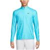 T Shirts Men's Sky Blue Stand Collar Moderate Straight Fit DR5281-416