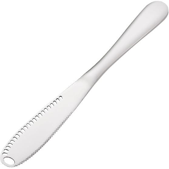 Butter Spreader Knife With Holes In Blade, Stainless Steel 3 In 1 Butter Knives Spreader Cutter Curler For Cold Butter Cheese Peanut