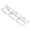 White Silicone Keycap Mould Reusable Bright Surfaces Keycaps Silicone Mould Clear Personally Constructed Resin Keycap Mould