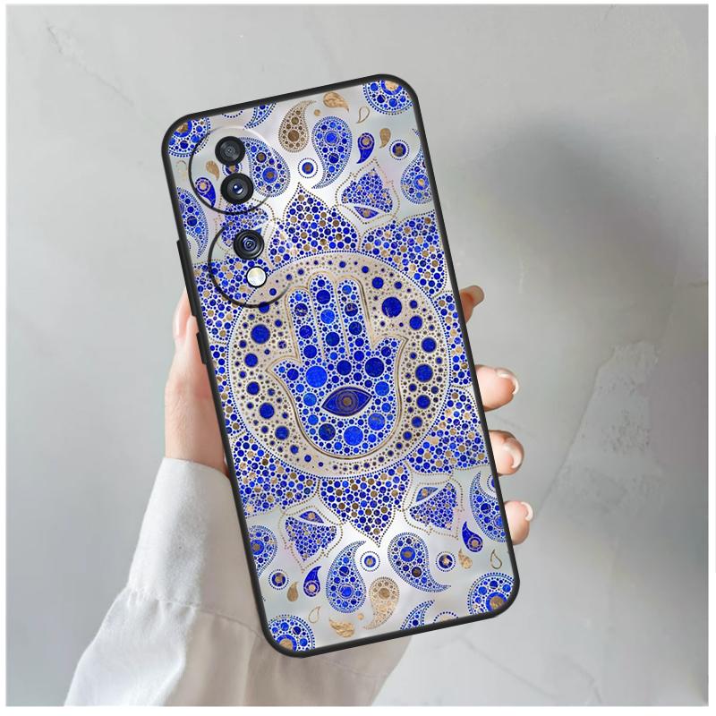 

Hamsa Hand of Fatima Case For Honor 90 Lite 50 70 Magic 5 6 Pro X6 X7 X8 X9 X6a X7a X8a X9a X9b X8b Cover Coque Honor X9 4G