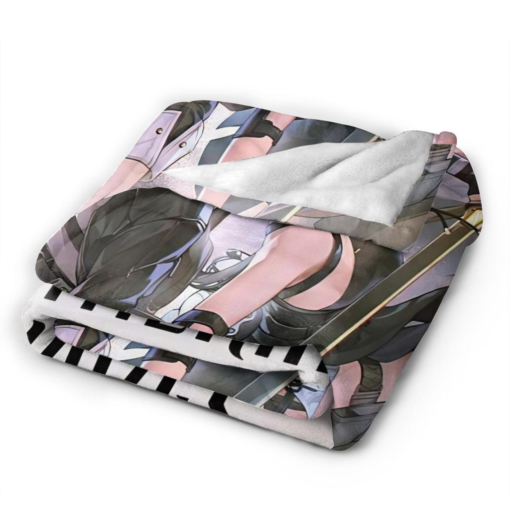 Chisa Wuthering Wave Galbrena Blankets  Super Warm Aesthetic Plush Throw Blanket For Outdoor Picnic Flannel Bedspread Bed Cover