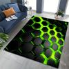 3D Personalized Honeycomb Grid Pattern Carpet for Living Room Bedroom Bedside Floor Mat Sofa Table Area Rugs Home Decor