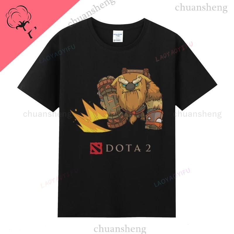 Dota2 Gaming Tshirt Game Hero Printed Tshirt Top Shadow Fiend Pudge Axe Slardar Sven Wraith King Cent Phoenix Unisex Clothing S