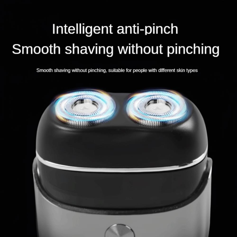 Magnetic Head Portable Rotating Razor Rotating Design Beard Razor Shaving Machine Household Use