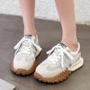 Platform Dad Shoes New Comfortable Mesh Leather Breathable Casual Shoes In Summer