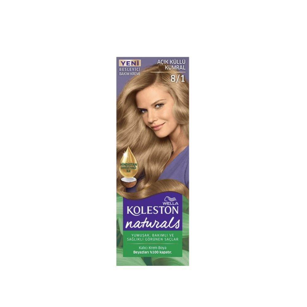

Краска для волос Koleston Naturals 8/1 светло-пепельно-русый