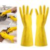 Extended Wristband Cleaning Gloves 2PCS Household Gloves, Reusable PVC Waterproof Thickened Work Non Stick for Scrubbing Multi Purpose Dishwashing And