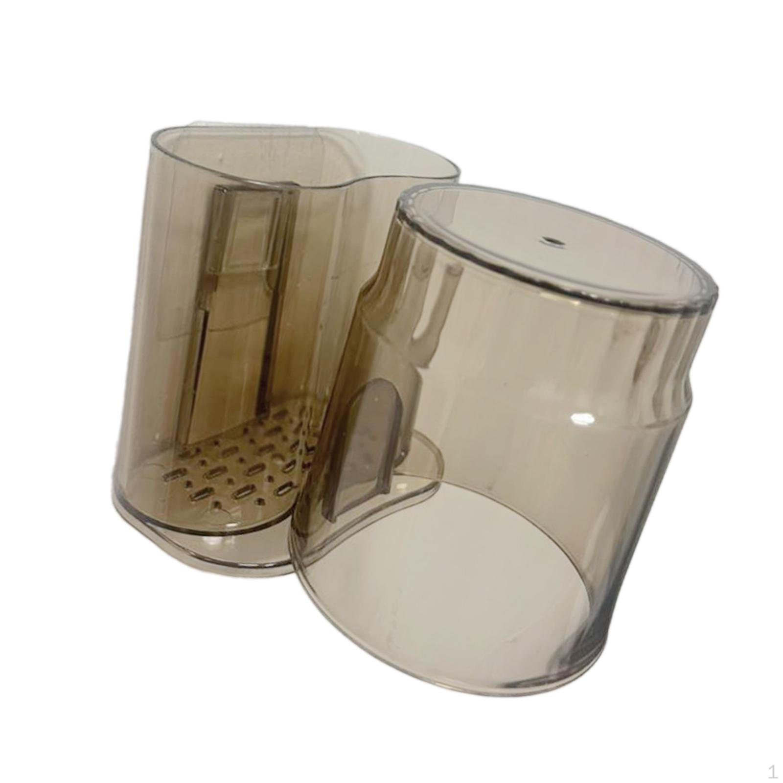 

Держатель для зубных щеток и зубной пасты, современный органайзер, простая установка, со стенкой для ополаскивателя коричневый