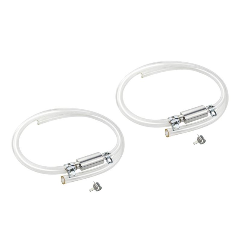 

Aluminum Brake Fluid Bleeder Hose With AntiBackflow Valves for Motorcycle Clutch And Electric Vehicles Replacement Hose 1