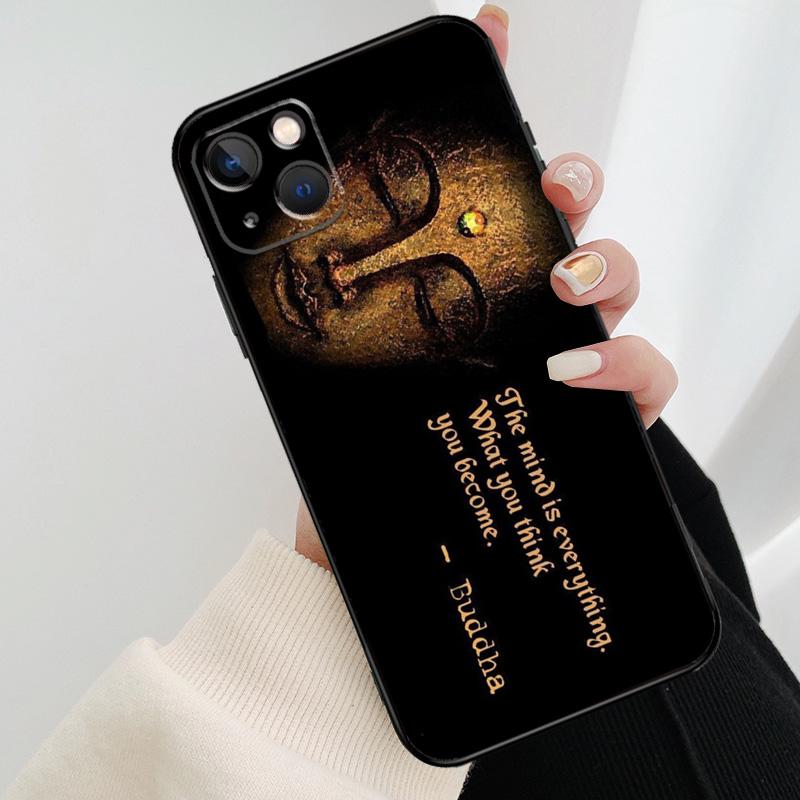 Gautama Buddha Phone Case For iPhone 17 Pro Max 14 13 12 11 15 16 Pro Max mini 15 16 Plus 16e 17 Air Cover