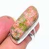 Unakite Gemstone Handmade 925 Sterling Silver Jewelry Ring Size 6 SU-11433