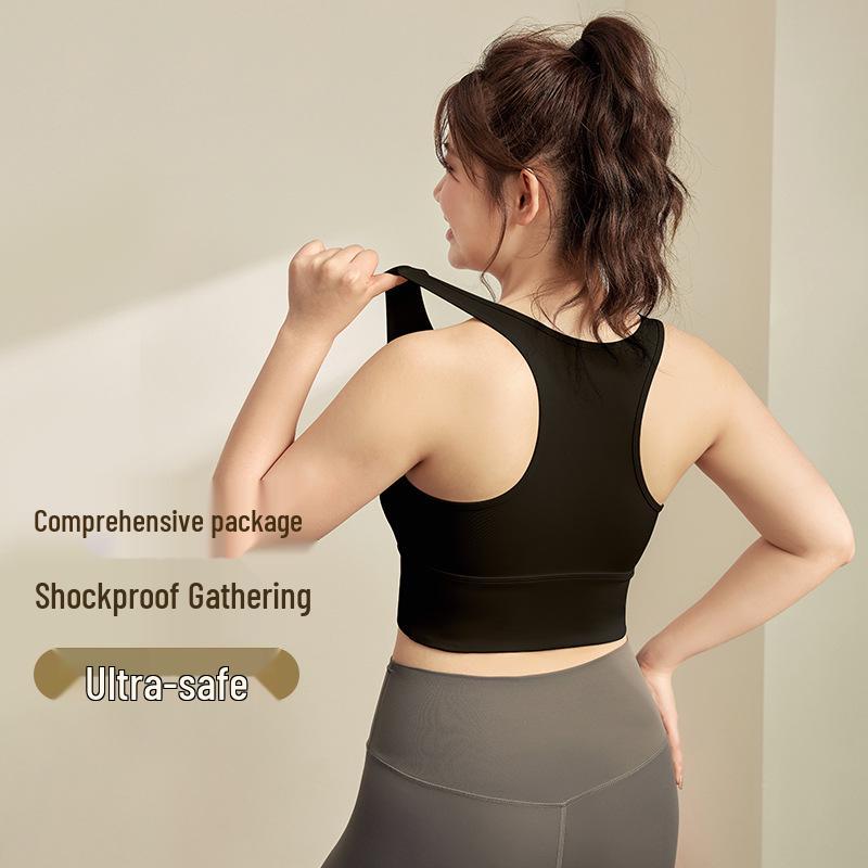 

Женский ударопрочный спортивный бюстгальтер — полное покрытие, поддерживающая посадка для бега 4XL (suggested 86-92kg)