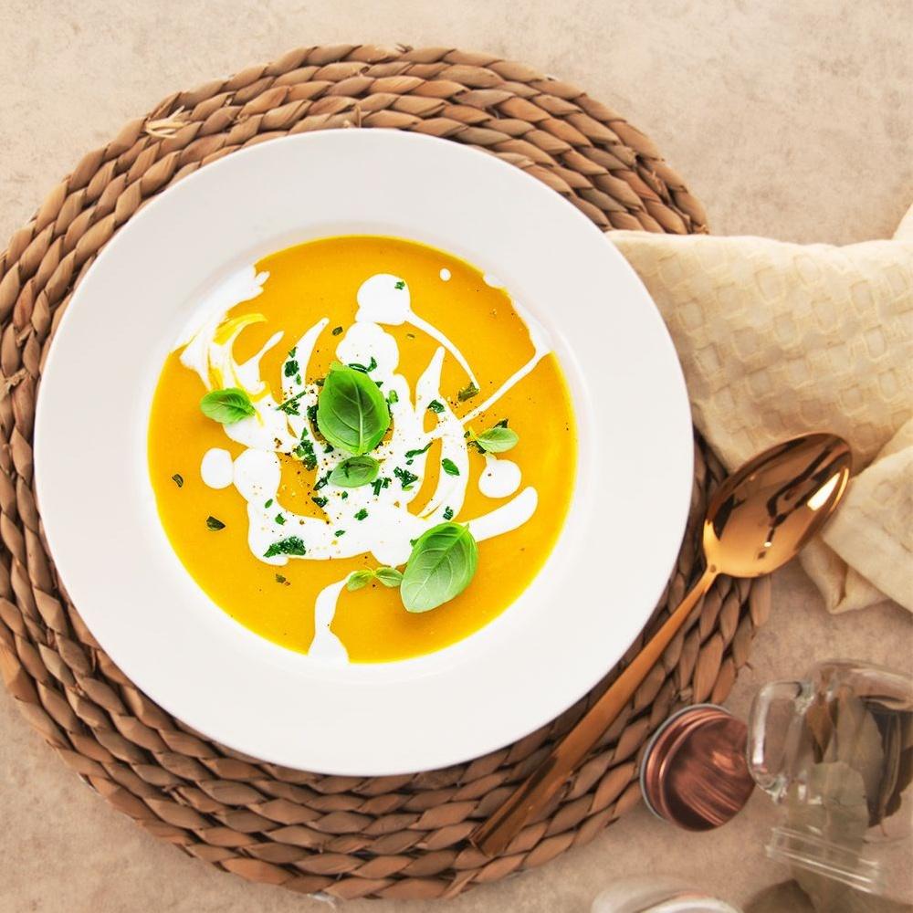 Deep Dinner Plate for Soup, Porcelain, White, Classic, 24.5 cm, 350 ml